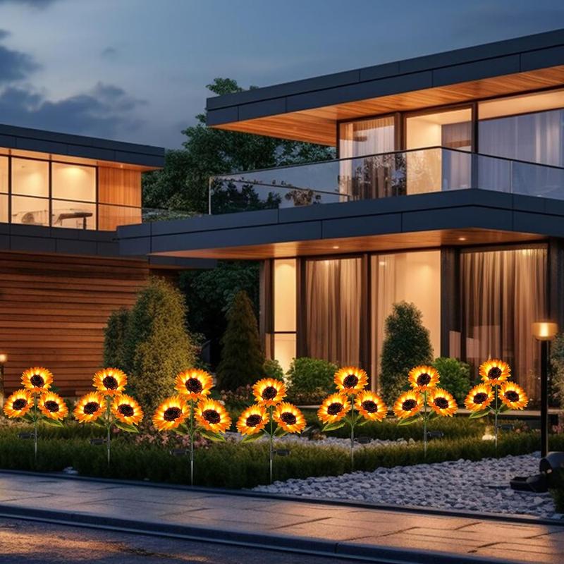 SOWGlow – Solcelledrevet LED Solsikkehagebelysning