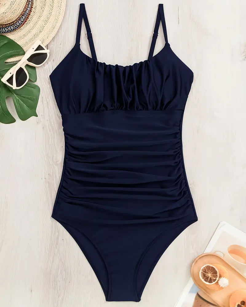 Stilig figurnær badedrakt uten stropper for en sexy og elegant strandlook