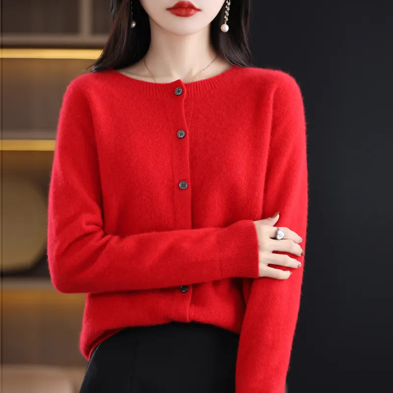 Tilde | Cardigan i merinoull