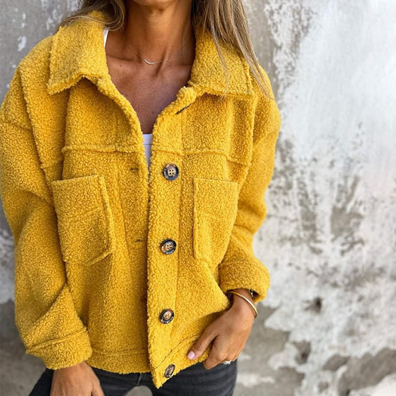 Sanna™ – Sherpajakke med knapper