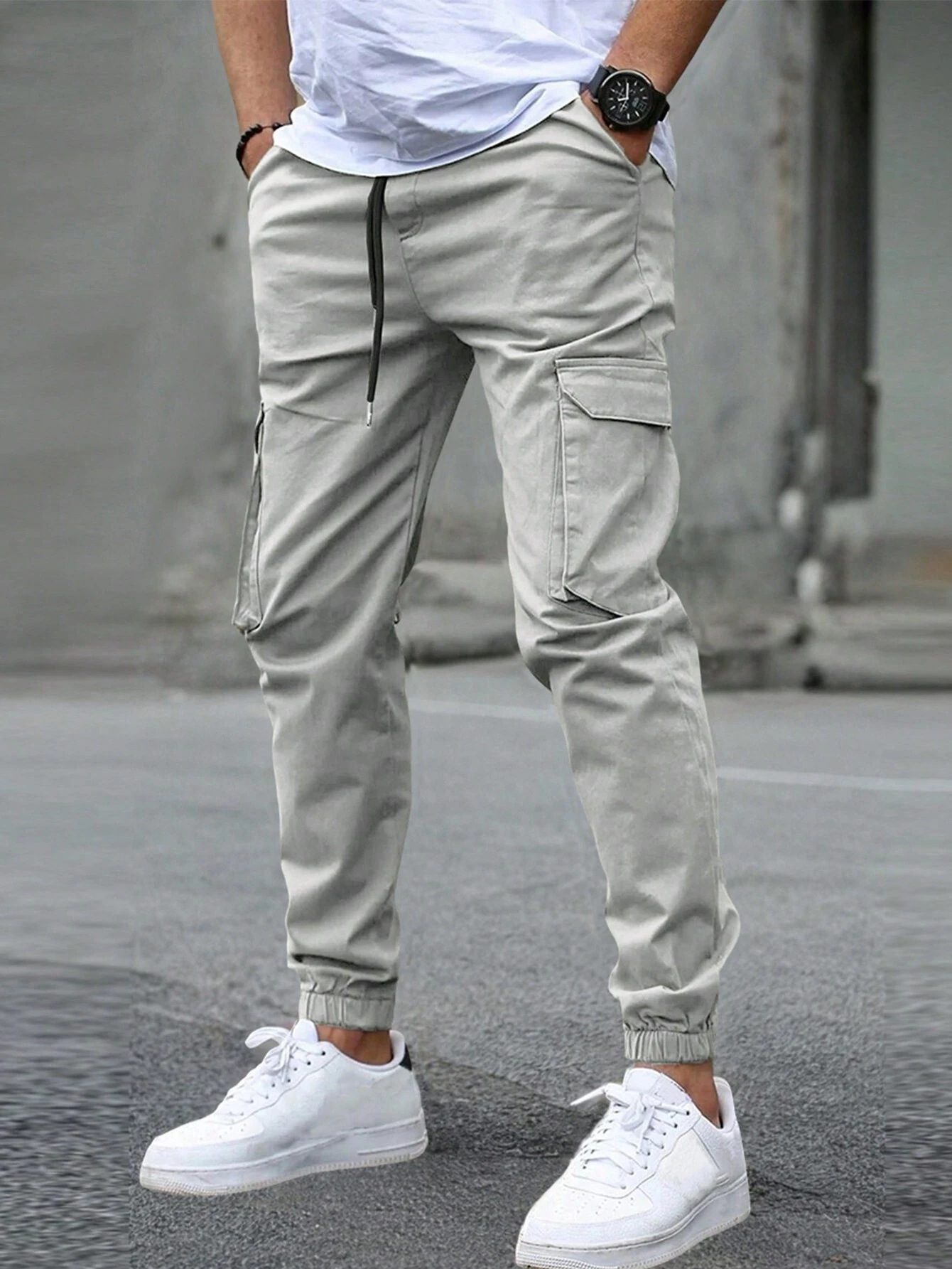 DAVIDE | Cargojoggebukser for menn