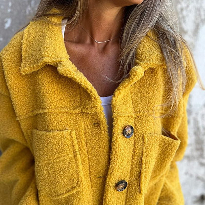 Sanna™ – Sherpajakke med knapper