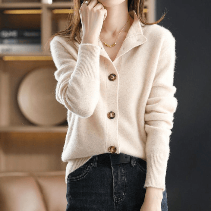 Dagmar™ | Strikket kasjmircardigan
