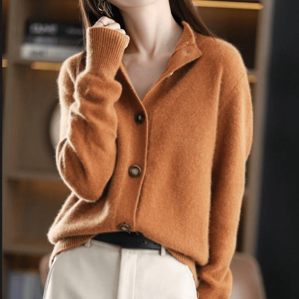 Dagmar™ | Strikket kasjmircardigan