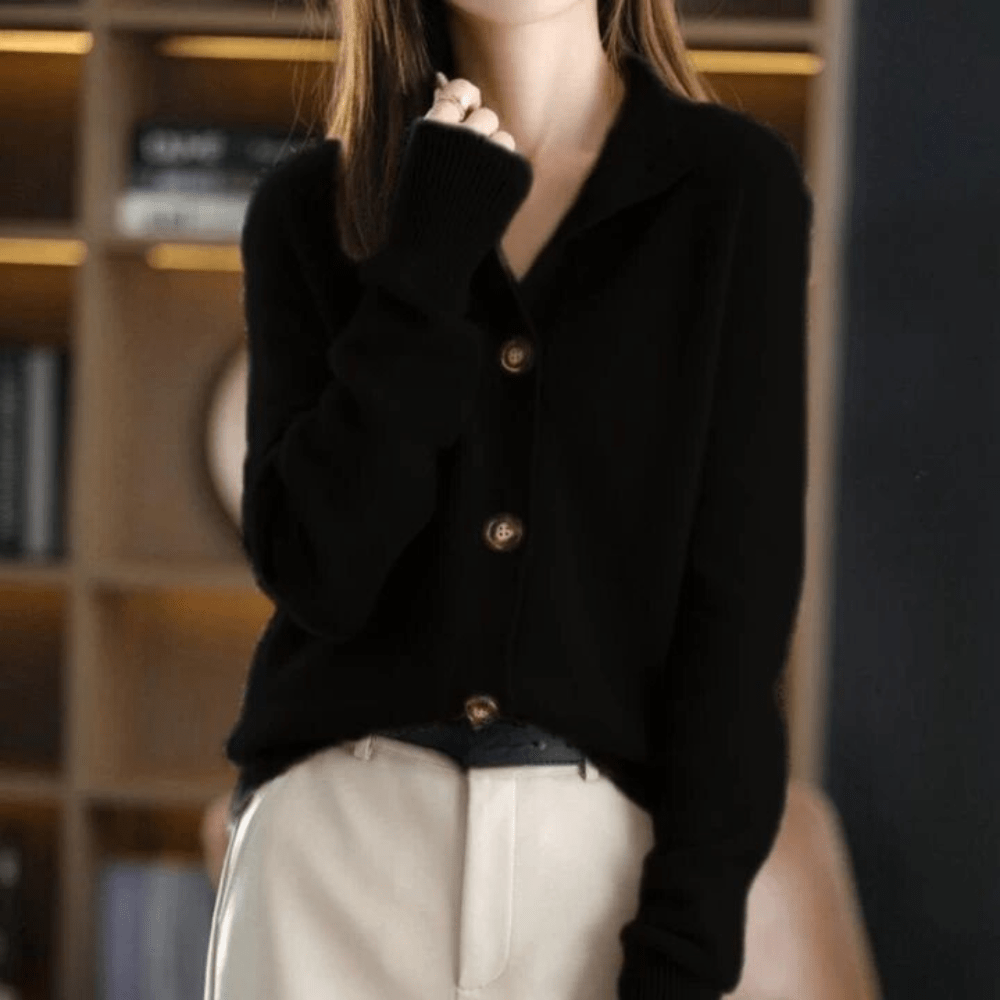 Dagmar™ | Strikket kasjmircardigan