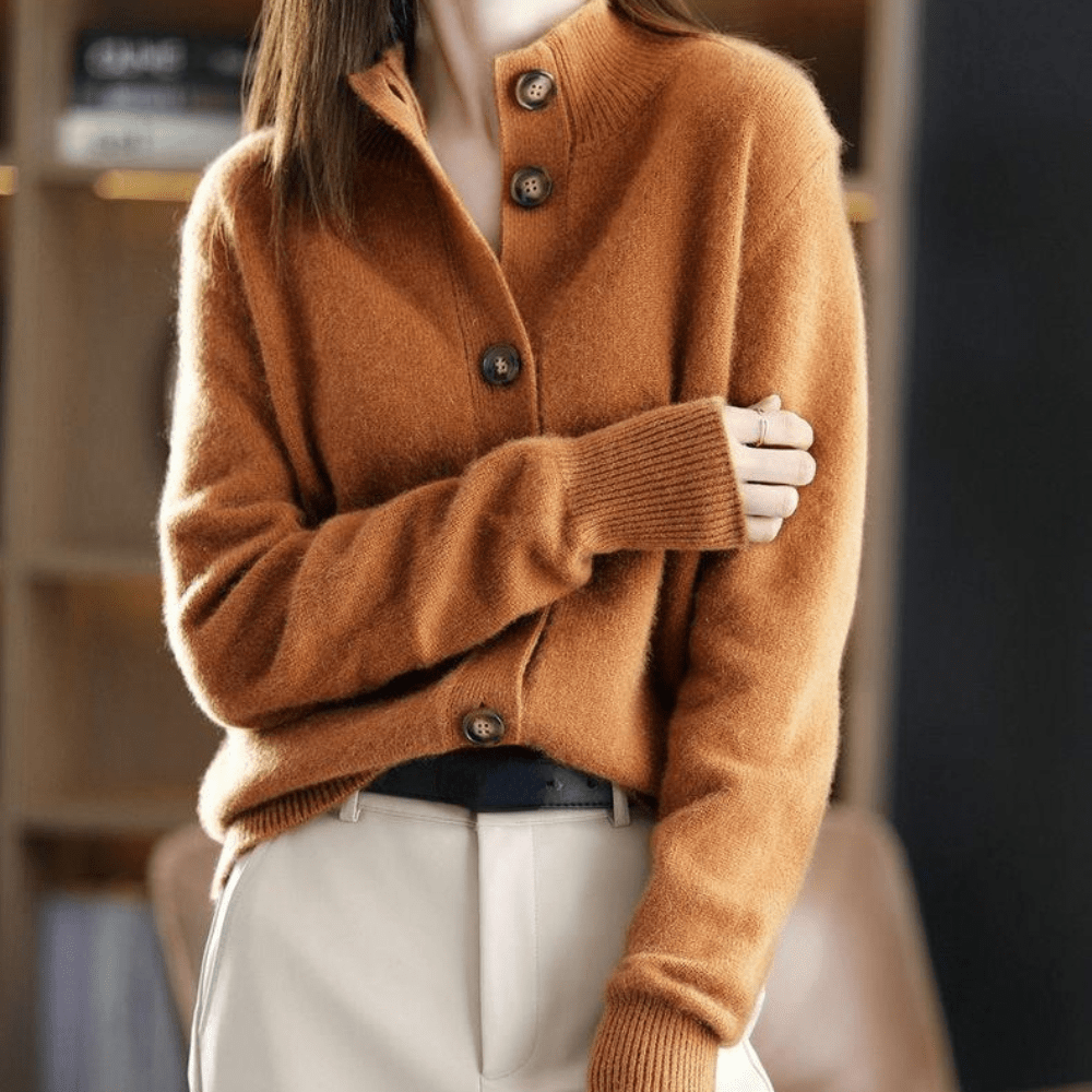Dagmar™ | Strikket kasjmircardigan