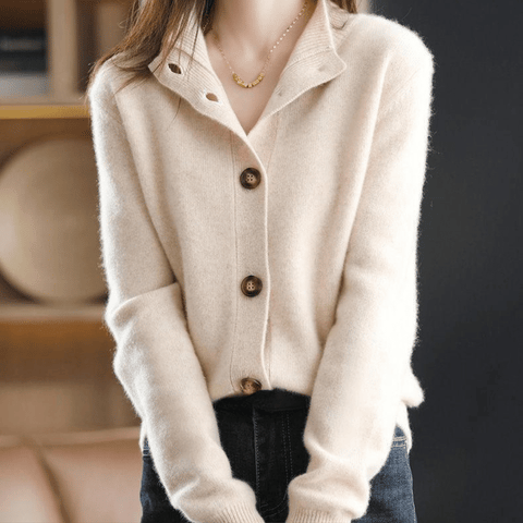 Dagmar™ | Strikket kasjmircardigan