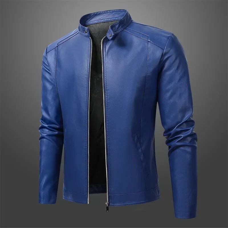 Elegant biker skinnjakke for menn
