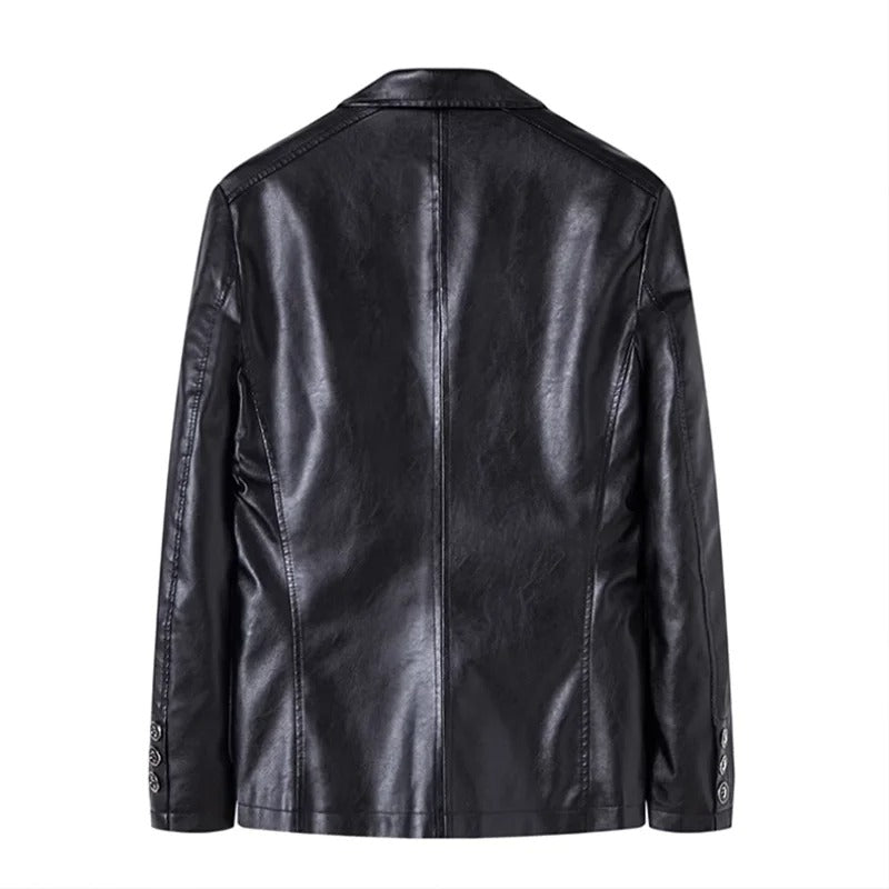 Skinnjakke i business casual-stil
