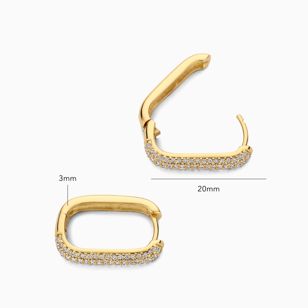 Ikon Pavé-Ring | 18k gull