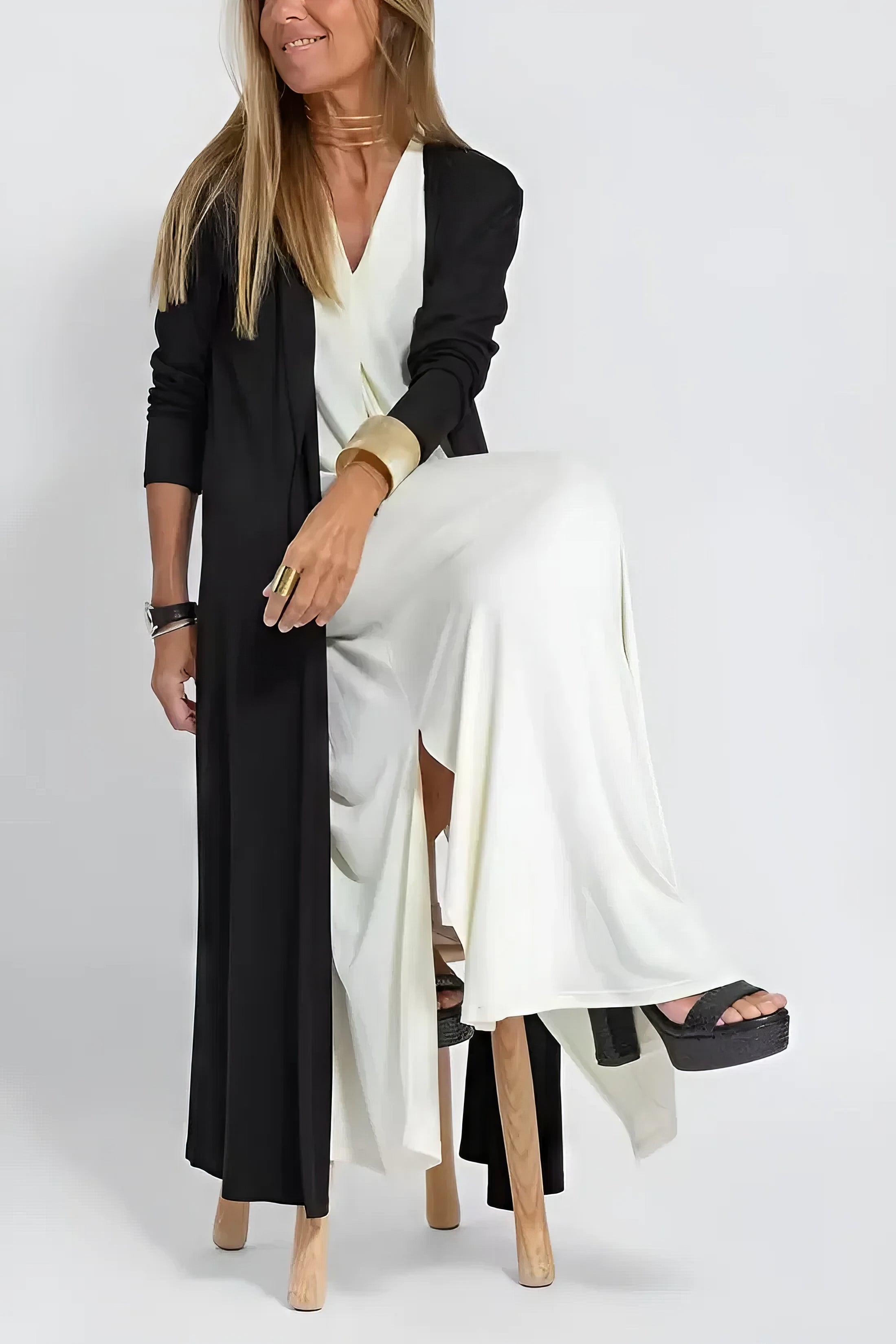 Claire | Elegant lang kjole