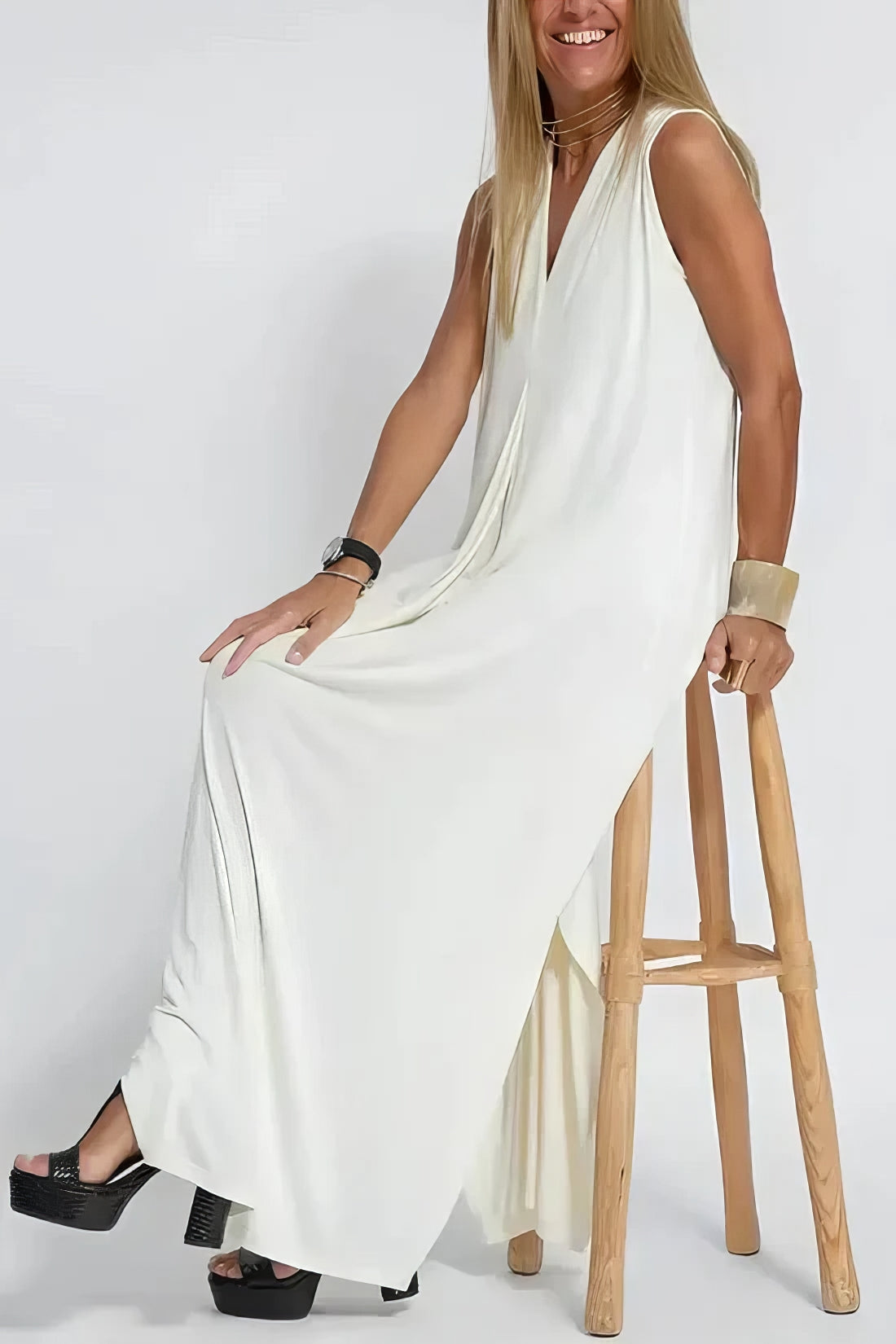 Claire | Elegant lang kjole