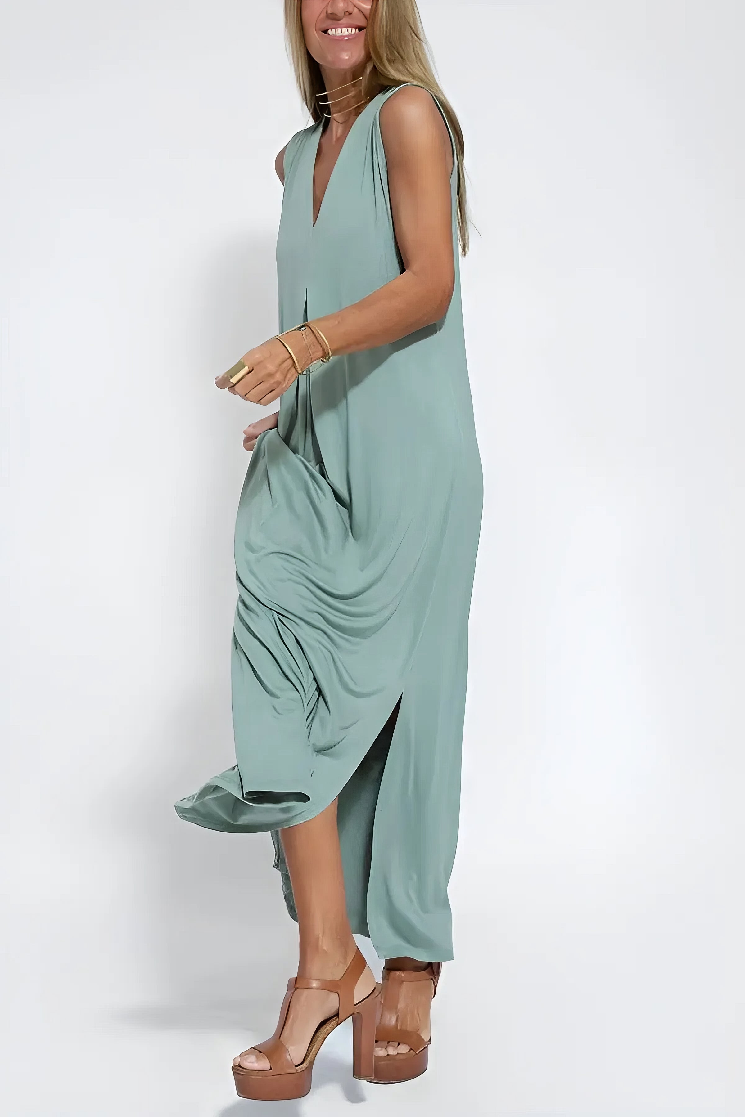 Claire | Elegant lang kjole